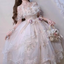 花神芙洛拉lolita洛丽塔花嫁连衣裙婚纱公主裙生日礼服成人蓬蓬裙