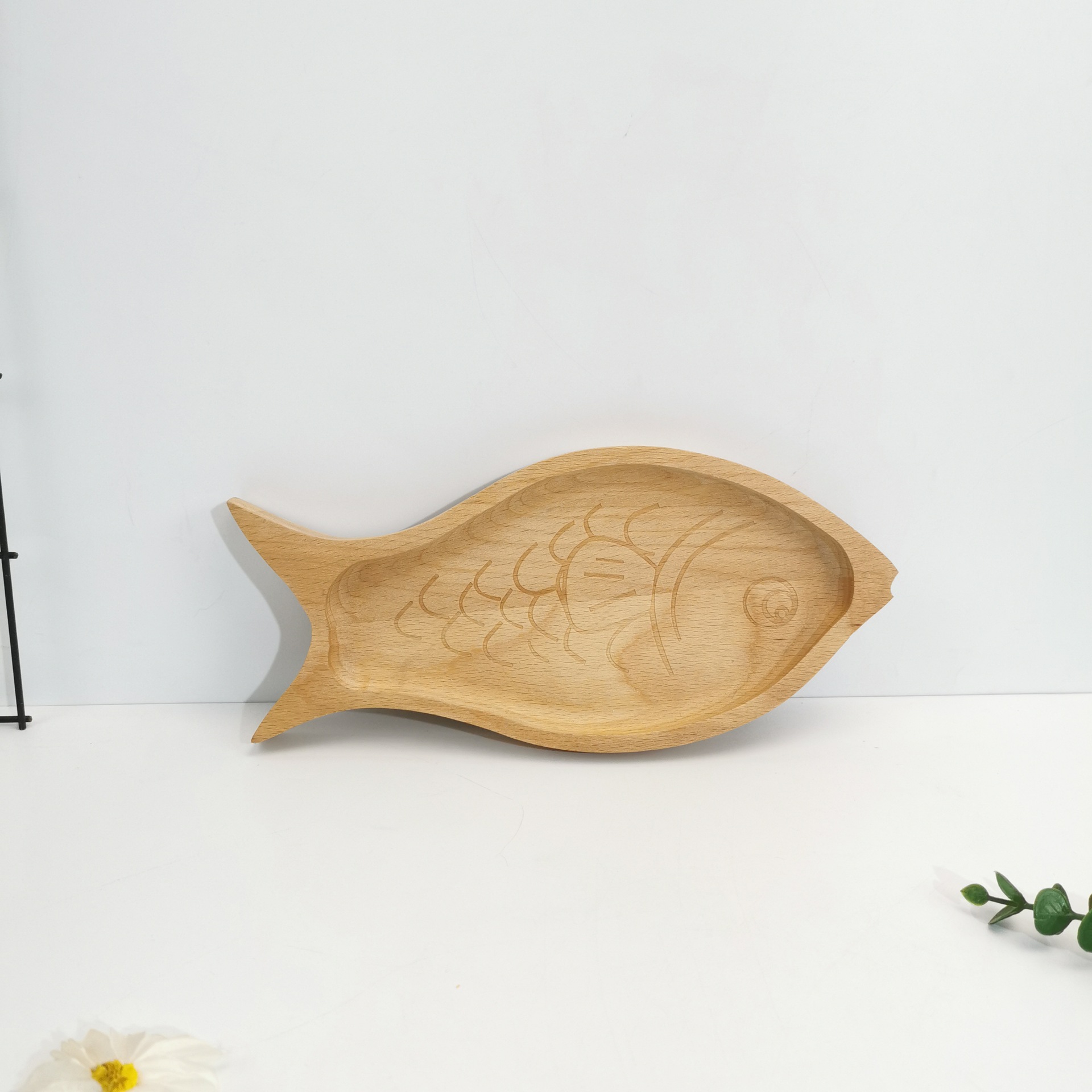 Manufacturers Supply Wooden Tray Kitchen Cartoon Baby Tableware Wooden Tray Ins Cake Pizza Plate