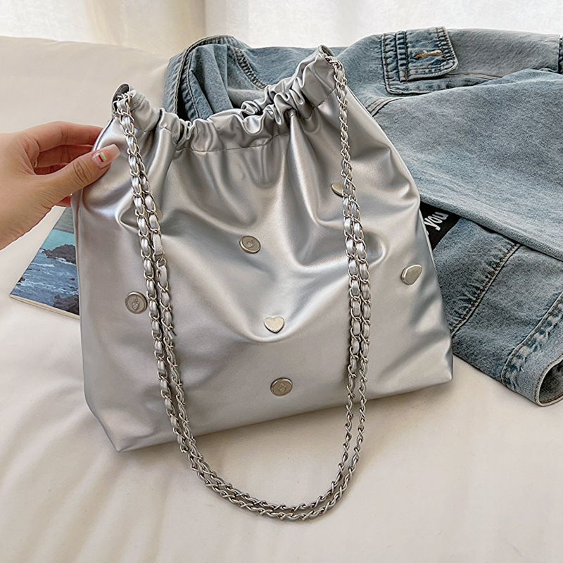 Simple Casual Bag for Women 2023 Summer New Fashion Casual Crossbody Tote Trendy Large Capacity Shoulder Bag