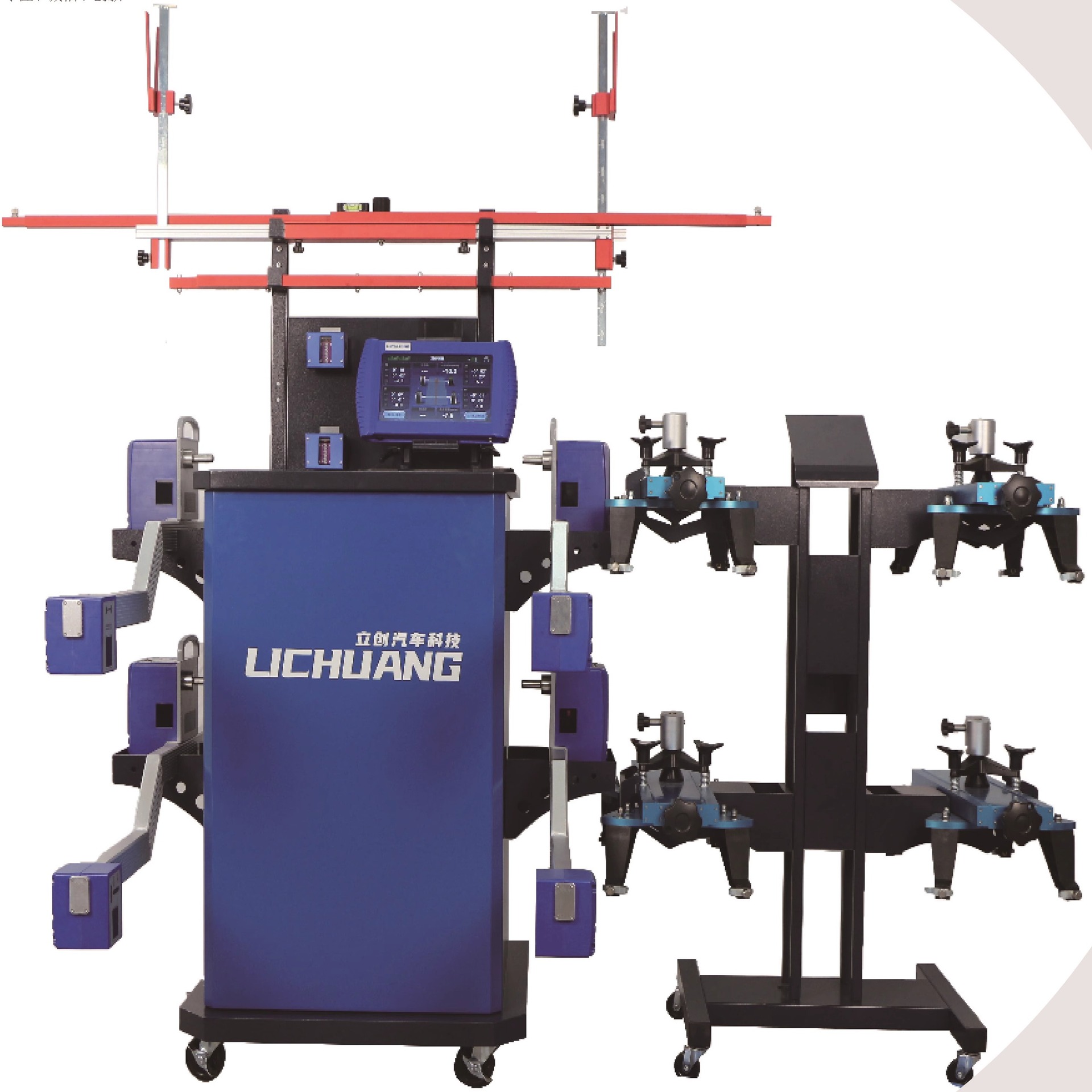 大车商用车轮桥定位仪 四轮定位仪 半挂车 货车轮桥四轮定位