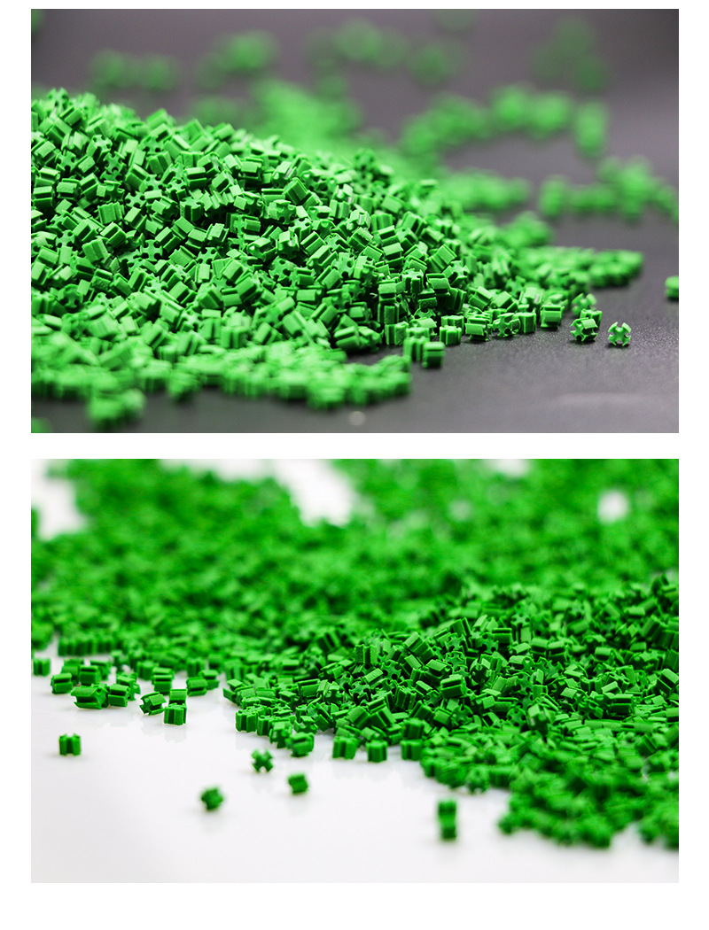 人造草坪tpe填充颗粒 足球场草坪填充颗粒 四叶草充草颗粒