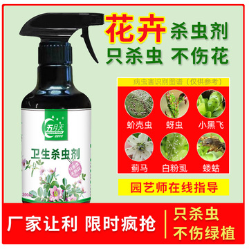 花卉杀虫剂植物通用月季杀虫药蚜虫专用蚧壳虫多肉家用花草除虫剂