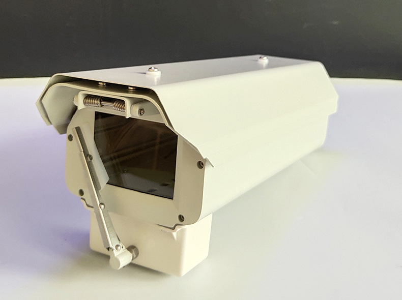 雅安同款4512shkw带雨刷摄像头防护罩 墙装监控外壳摄像机保护罩