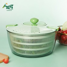 多功能家用沙拉蔬菜脱水器大容量手摇甩干机厨房洗菜蔬果甩水器