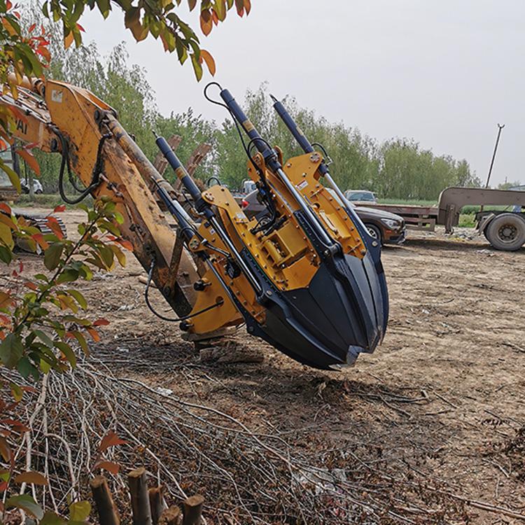 恒沃带土球挖树机 小型四瓣式移栽机 裸根挖树机定做直径60挖树机