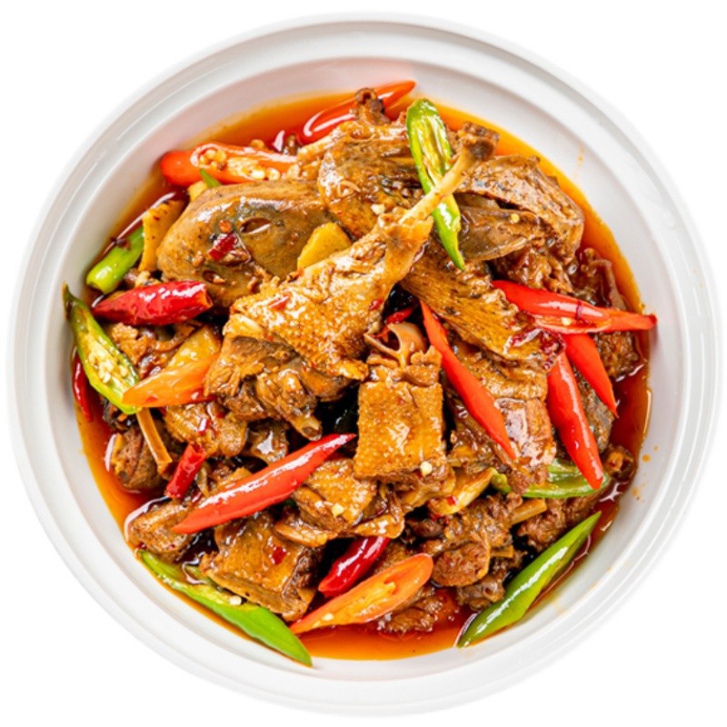 湘鸭680g酒店饭店半成品特色商用菜宴席速冻食材口味鸭卤鸭湘菜