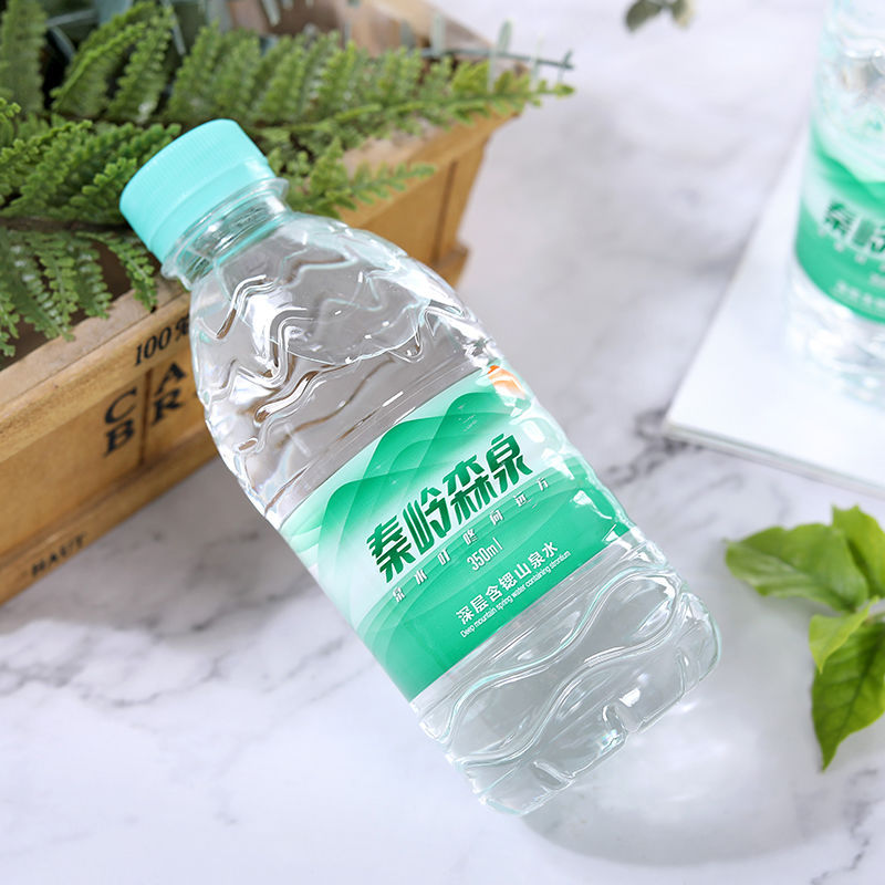 秦岭森泉山泉水350ml*12瓶纯净饮用水整箱小瓶山泉水包邮