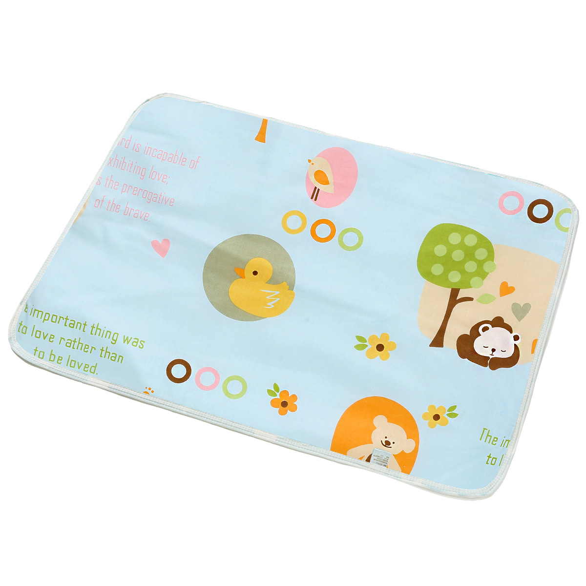 Pu Pu Mi New Baby Breathable Baby Wet Proof Pad Cotton Cartoon Waterproof Adult Sanitary Napkin 50*70