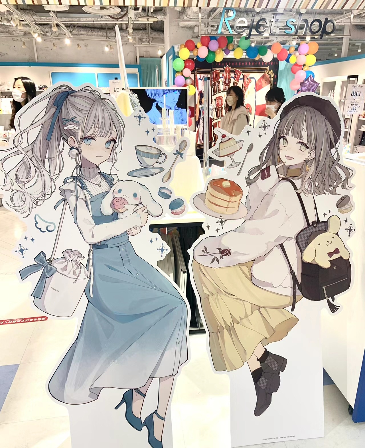 动漫立绘人形立牌雪弗板kt板二次元漫展人形立牌制作门店广告立牌