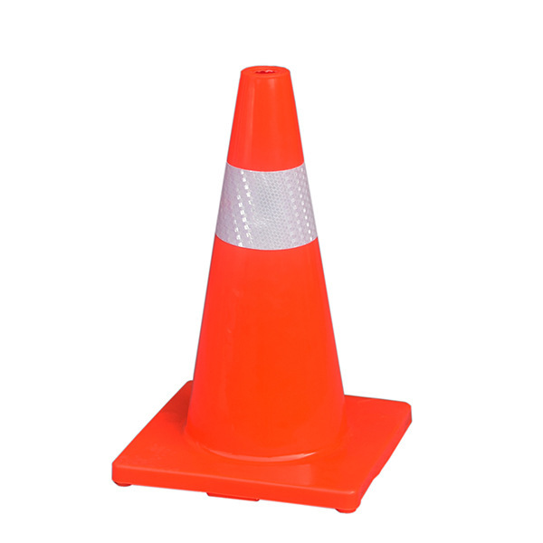 PVC Road Cone Safety Road Warning Cone High Quality Reflective Ice Cream Cone Rubber Isolation Cone Barrel Plastic Cone Pyramid