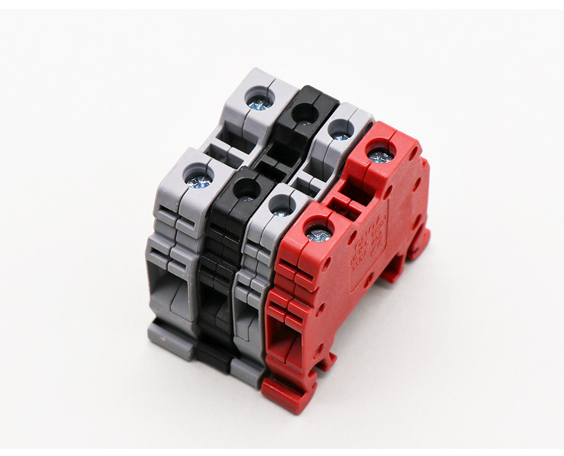 直插式接线端子mrk系列25mm导轨式固定接线端子排 电压接线端子