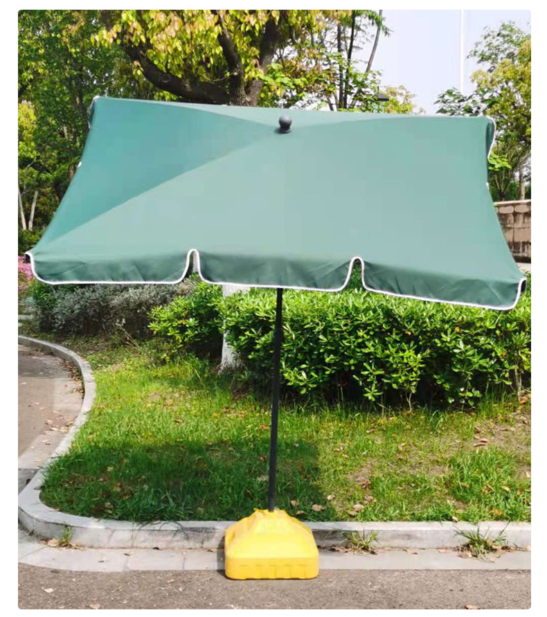 户外庭院太阳伞 长方形遮阳伞门面摆摊大伞可折叠夏季夜市伞商用