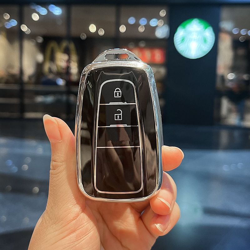 丰田卡罗拉钥匙套专用凯美瑞雷凌荣放rav4威兰达亚洲龙chr汽车扣 图片