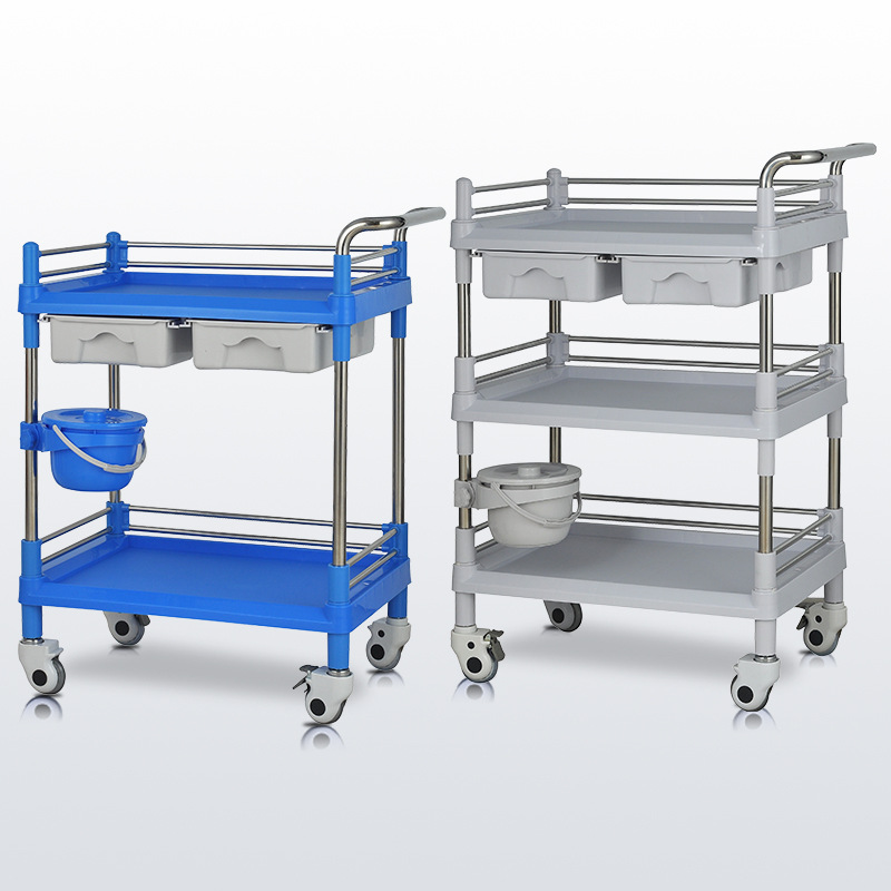 医用手推车不锈钢医疗小推车美容车手术仪器车护理换药车治疗车