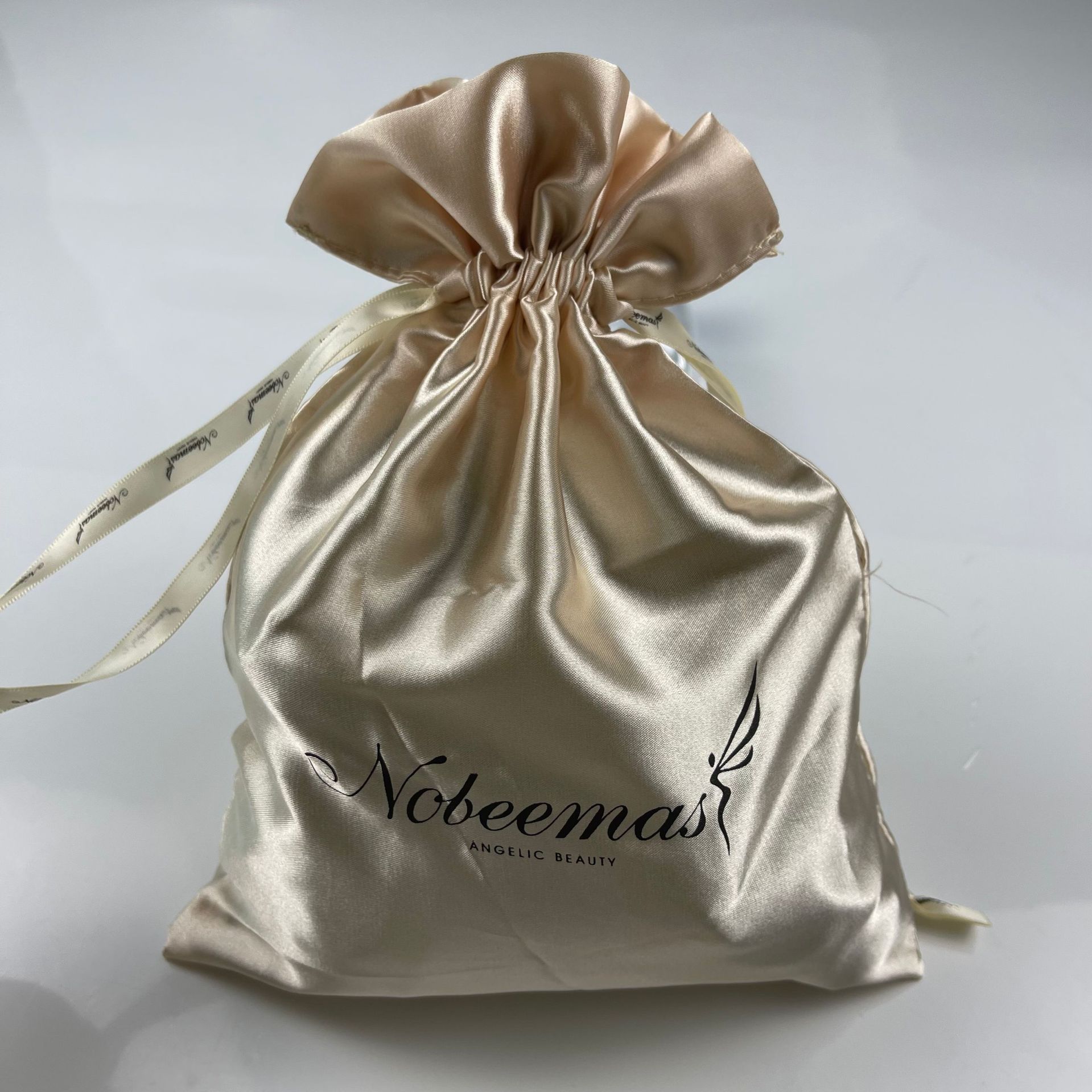 0成交0个黑色网布拼接色丁布袋定做化妆品旅行套装涤纶网袋 女单鞋