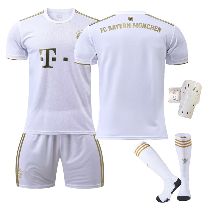 22-23拜仁客场球衣9号莱万25号穆勒足球服套装10号萨内训练服新款