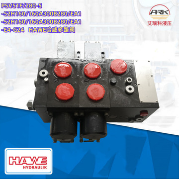 hawe哈威psv51f/280-5-52h160/160a300b280/ea1-e4-g24两联多路阀