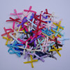 3mm Polyester fiber Silk ribbon Hand bow finished product clothing accessories Jewelry parts Mixed color Mixed batch