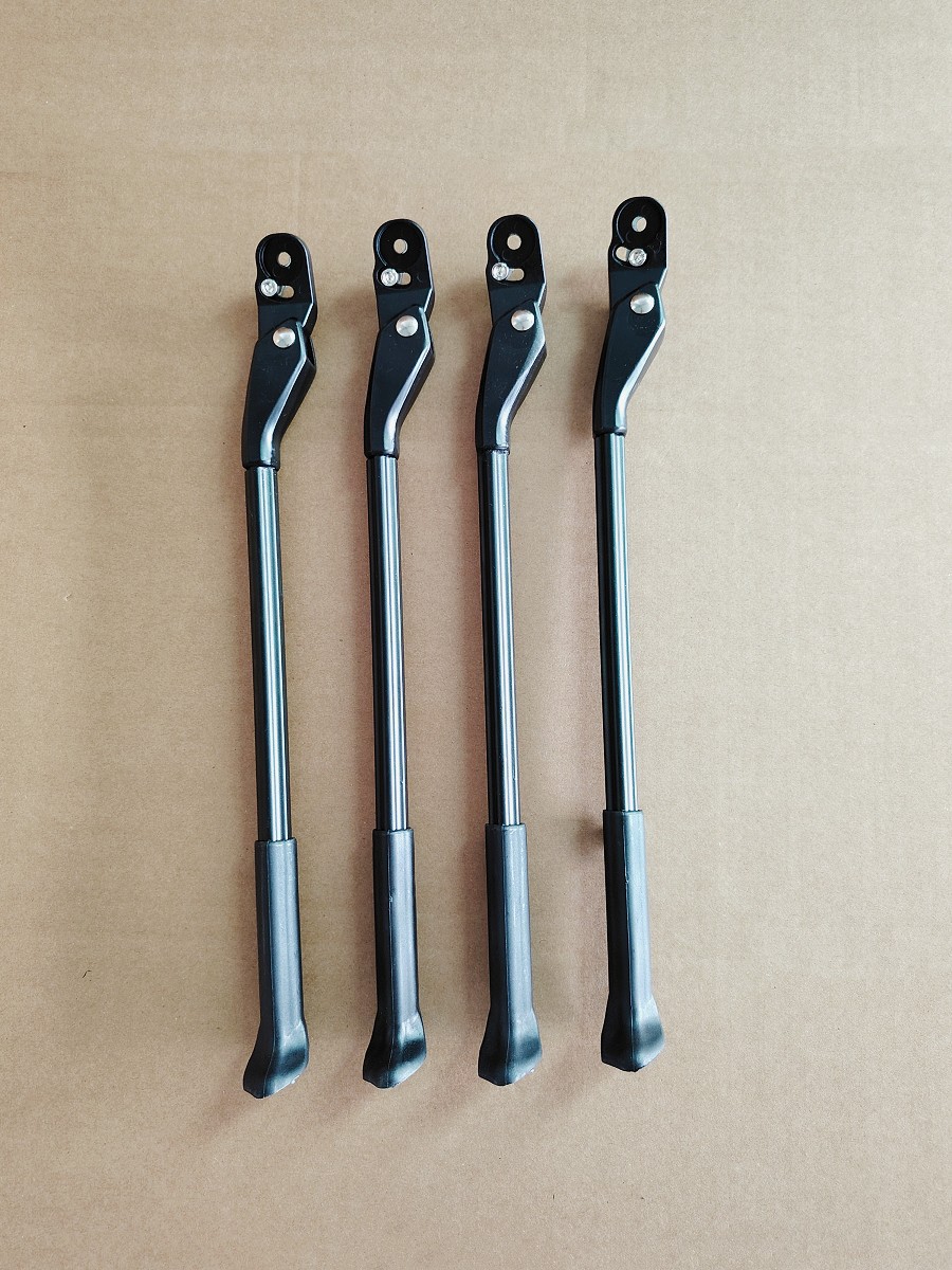 山地公路自行车支撑花鼓快拆杆脚撑车梯快拆支撑铝合金停车支架