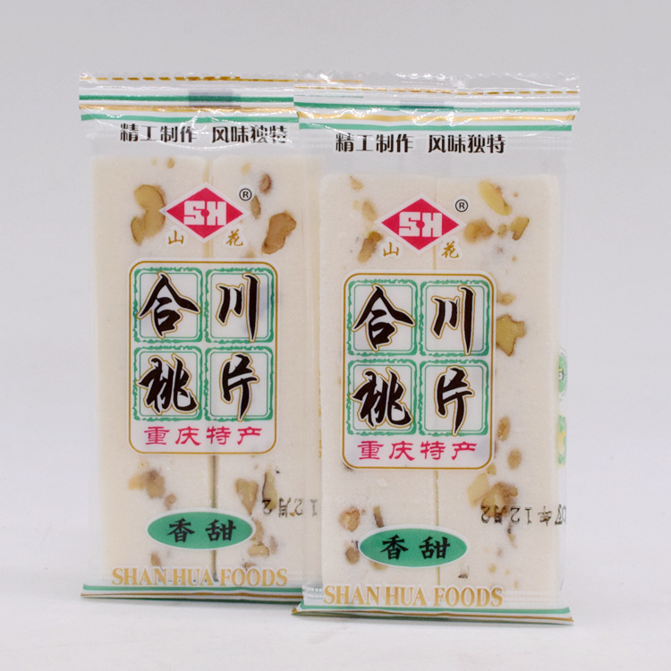 重庆特产山花合川桃片500克散装称重香甜八珍味软糯休闲糕点小吃