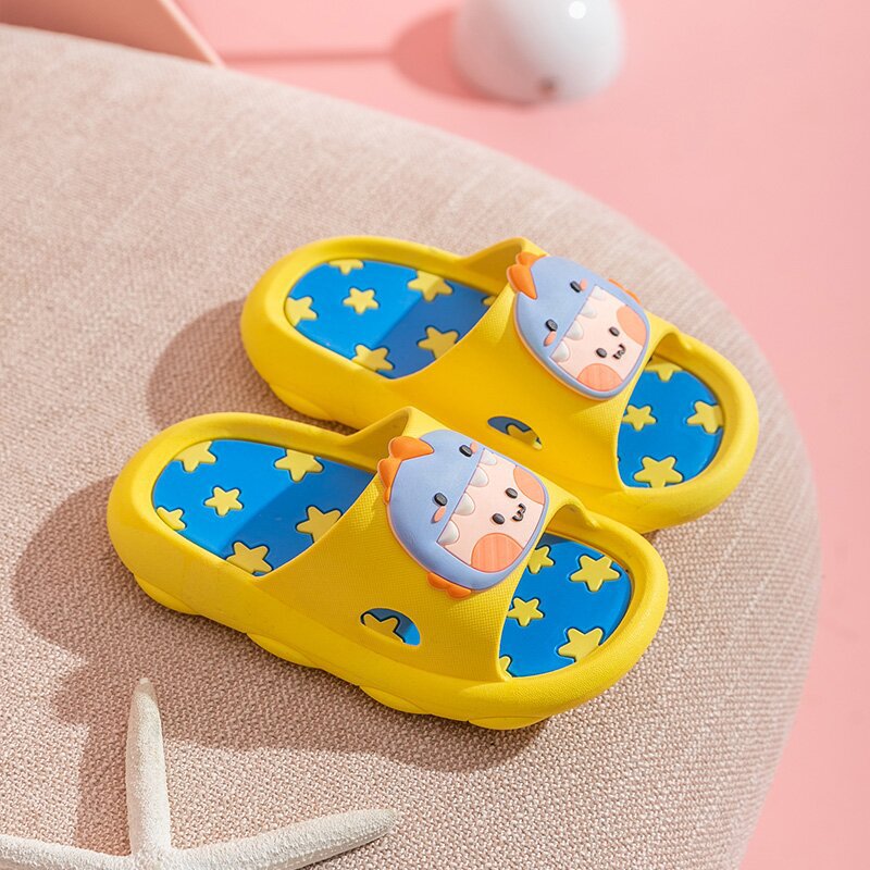 kid shoe Children's Slippers Summer Boys and Girls Cute Cartoon Non-Slip Soft Bottom Home Summer Slippers Wholesale One Piece Dropshipping