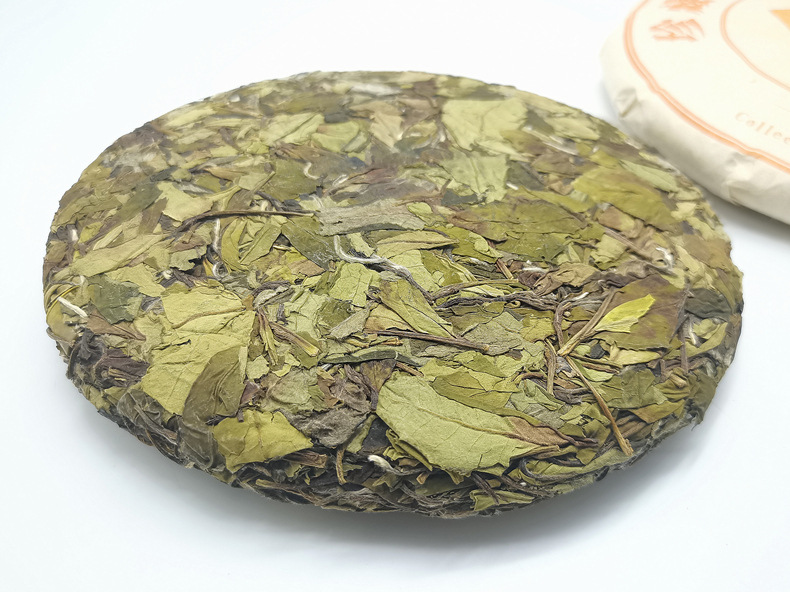 原产地福鼎白茶2017年磻溪高山日晒秋季老寿眉白茶饼350g茶叶批发