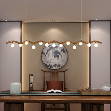 北欧餐厅吊灯现代简约创意个性禅意新中式茶室餐桌吧台设计师灯具