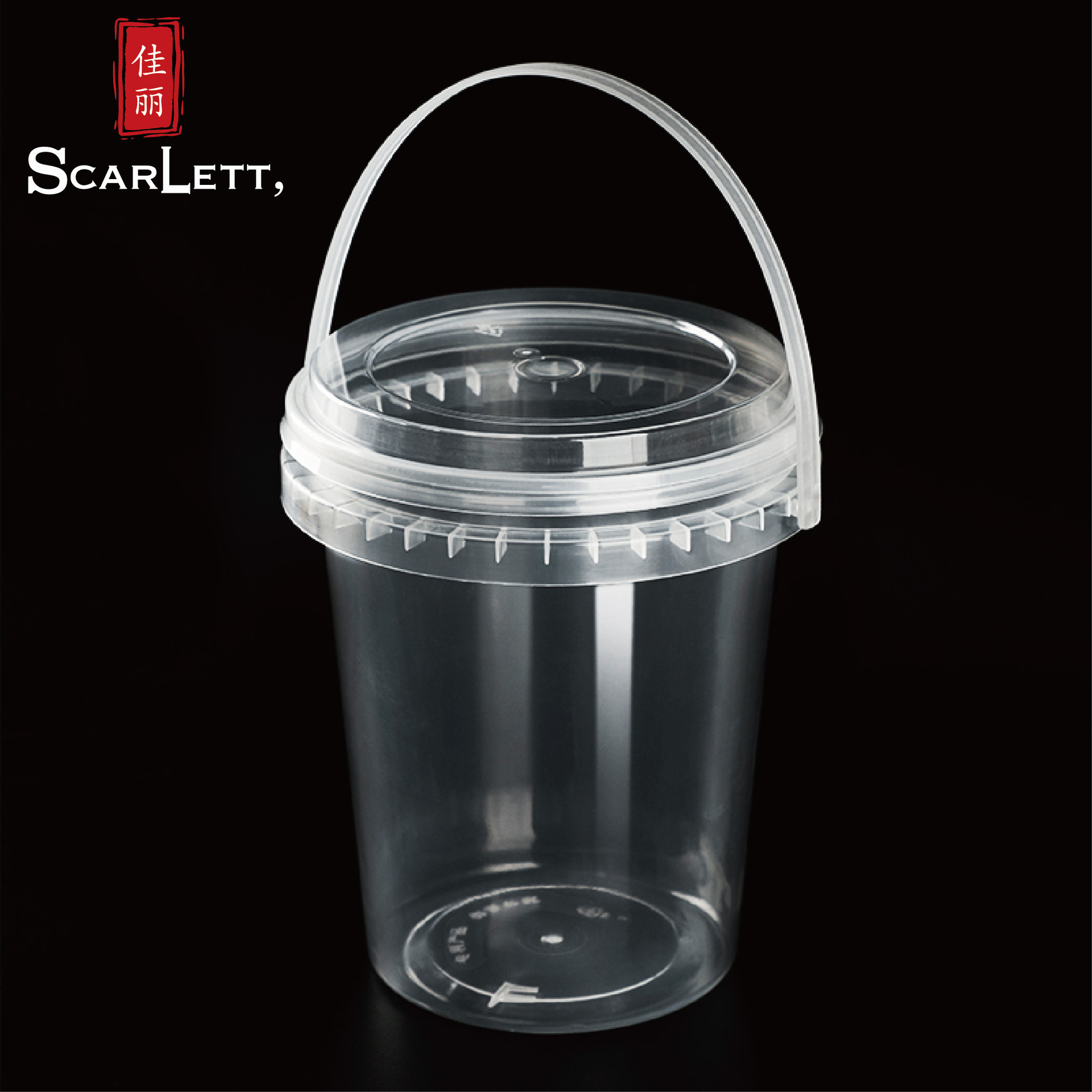 网红手提一桶水果茶桶大桶一次性奶茶杯超级桶杯茶杯1000ml带盖