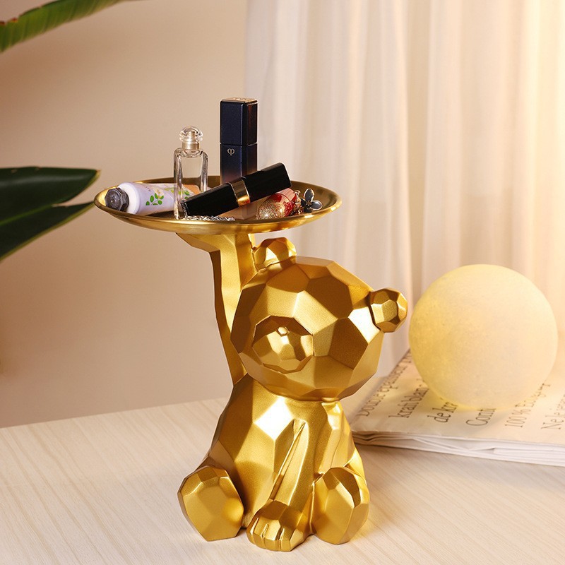 存储钱罐玄关放钥匙收纳卧室小夜灯摆件客厅乔迁新居家居装饰礼品