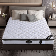 可拆洗乳胶席梦思床垫子1.5米1.8米软硬两用弹簧床垫椰棕20cm加厚