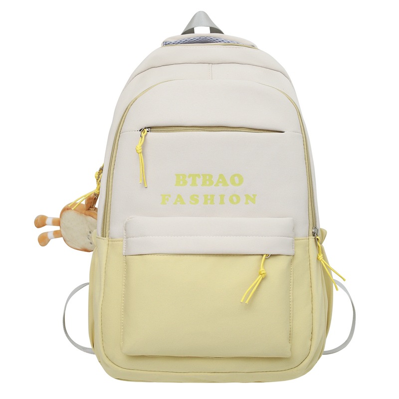 Backpack Casual Fashion Women's 2023 Spring New Backpack Early the Campus of Middle School Large Capacity Weight-Relief Ultra-Light Schoolbag
