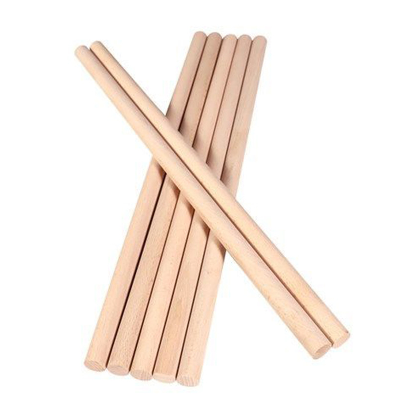 原木棒diy 厂家供应圆形细木棍工艺品 小木棒榉木圆木棒批发