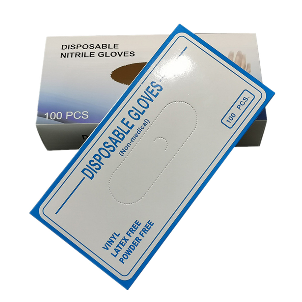 手套包装纸盒 一次性手套盒 源头工厂 免费设计定制手套纸盒包装