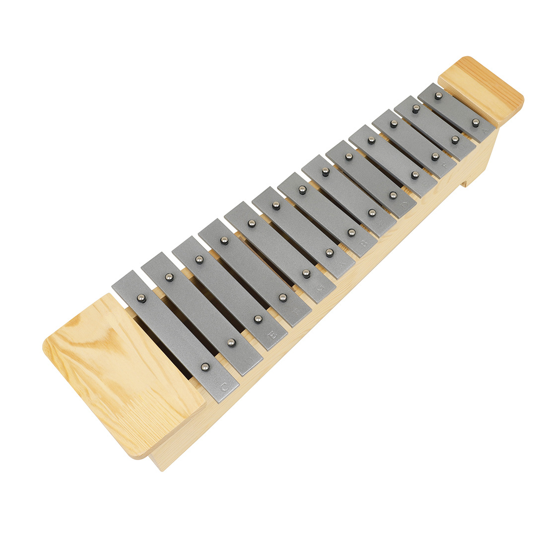 奥尔夫打击乐器13音铝板琴成人儿童教学专业演奏箱式高音手敲琴