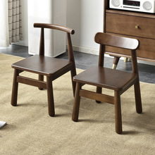 实木儿童椅子简约现代家用客厅矮凳门口换鞋凳靠背木板凳小矮凳