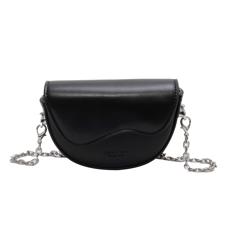 Spring and Summer New Women's Personality Shoulder Bag 2023 Western Style All-Matching Saddle Bag Chain Fashion Special-Interest Messenger Bag