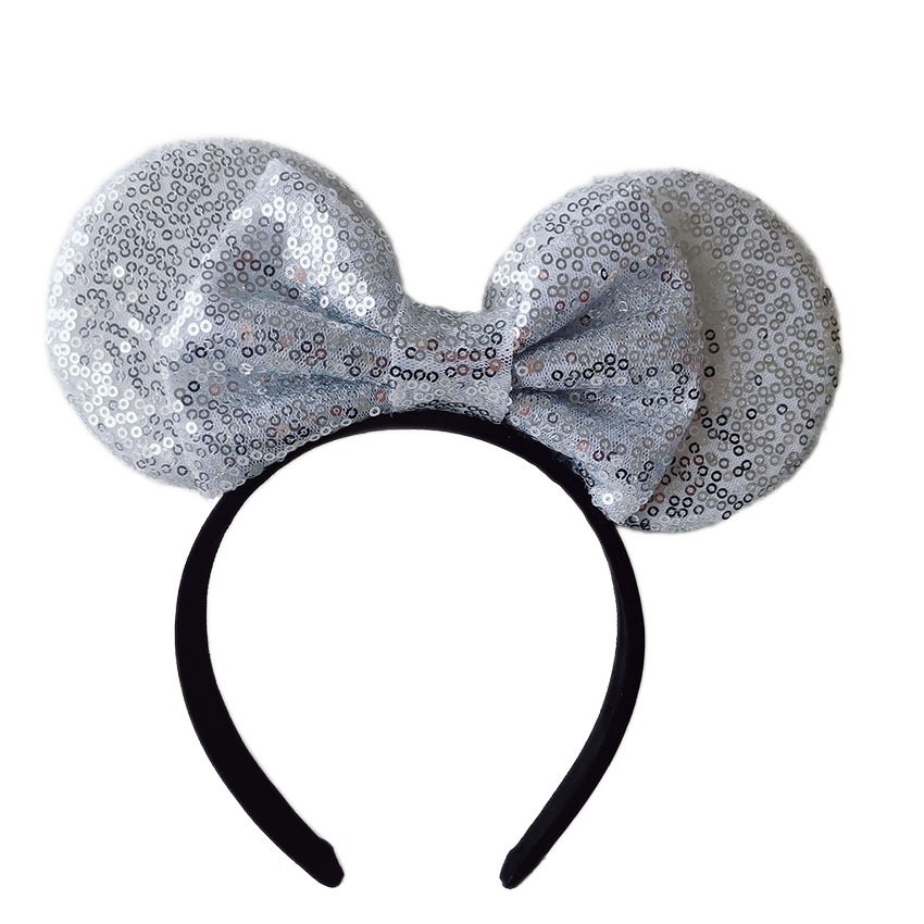 跨境亚马逊米奇蝴蝶结发箍 可爱米奇耳朵头饰 儿童游乐园装扮饰品