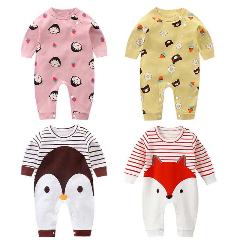 baby clothes Jumpsuit Spring and Autumn New Rompers Long Sleeve Pure Cotton Rompers Baby Clothing Clothes for Babies