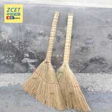 YD5K高粱扫把老式纯手工地板清洁学校加厚扫帚笤帚家用工厂环卫竹