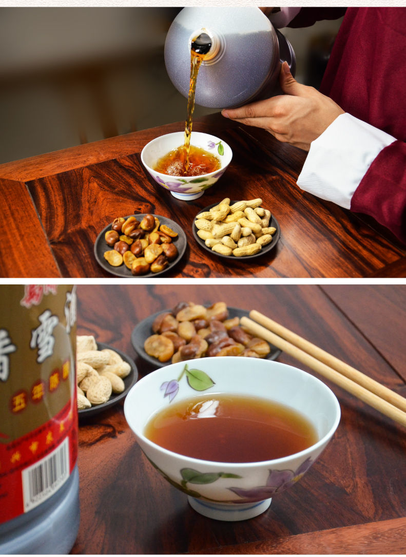 禹雕绍兴特产传统老酒五年陈酿香雪酒5斤装家庭自饮甜酒月子米酒