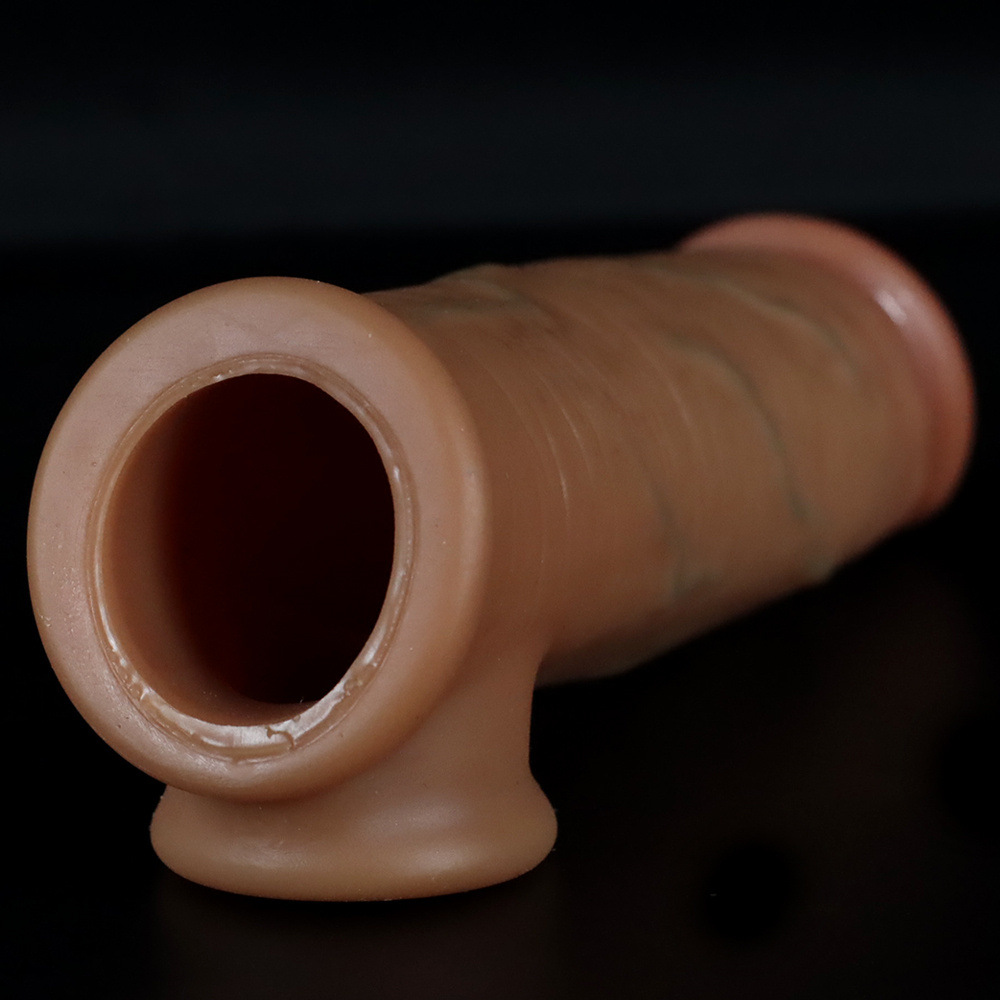 狼牙棒男用阴茎套龟头阳具加长加粗情趣用品延长增长套子粗用具jj