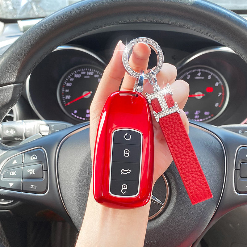 2021款奇瑞瑞虎8plus钥匙套专用瑞虎8八鲲鹏版汽车包扣壳可爱男女