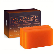 跨境外贸Kojic acid soap菲律宾曲酸皂木瓜皂手工姜黄皂柠檬香皂