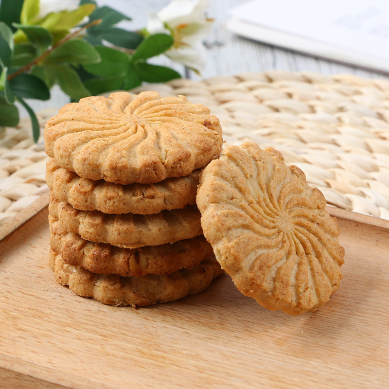 山药薏米燕麦饼干无加蔗糖下午茶点心散称休闲早餐零食酥性饼干
