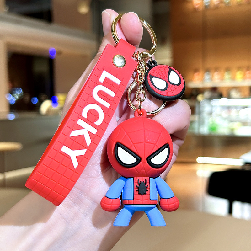 Spider-Man League of Legends Keychain Pendant Key Chain Key Ring Small Gift Car Key Ring Factory Wholesale