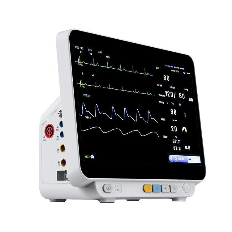 Cross-Border Foreign Trade Monitor Yongkang Source Manufacturer Medical Portable Blood Oxygen Blood Pressure ECG Detector English