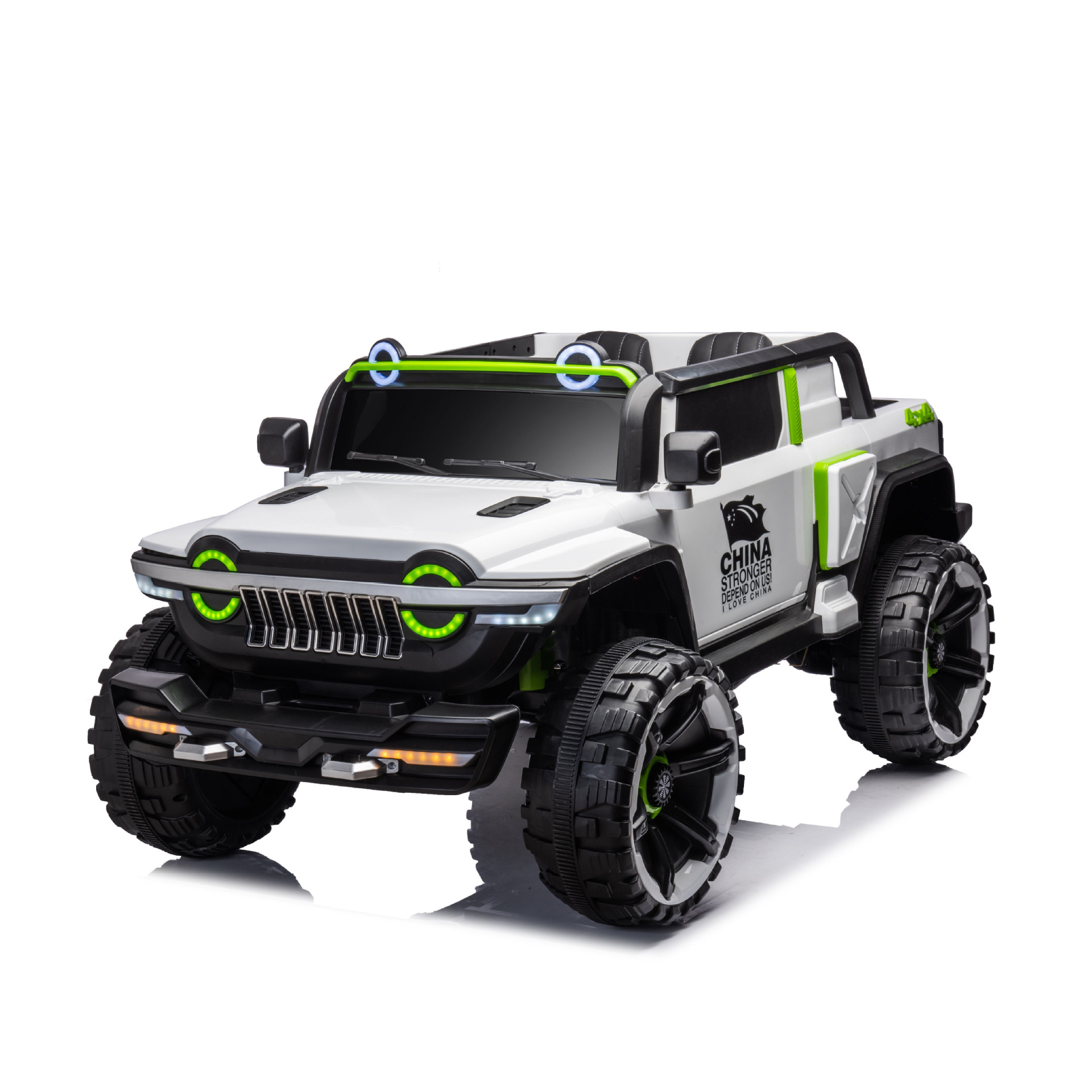 儿童电动车小孩四轮皮卡越野车男女宝宝可坐人遥控玩具车大号童车