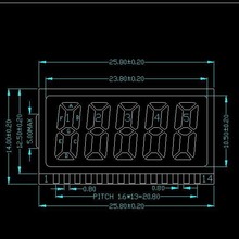 热销厂家专业生产LCD液晶显示屏断码液晶屏 3d计步器计时器踏步机