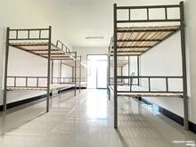 上下铺双层床铁床公寓简易铁艺加厚学校成人双人工人高低学生铁架