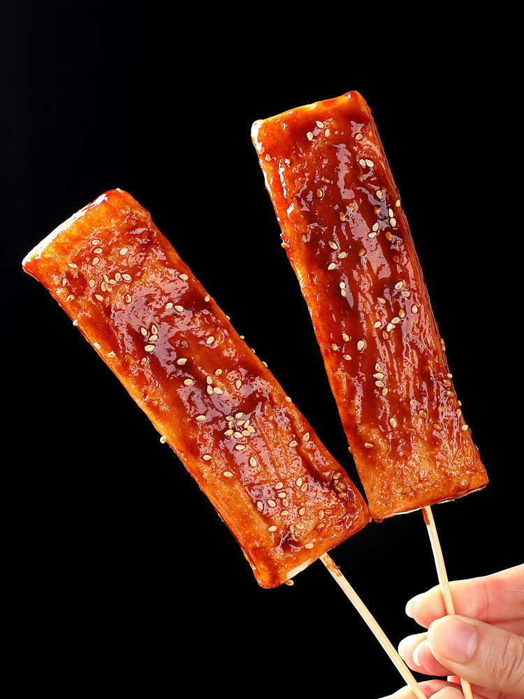 丰柜网红脆皮年糕片烧烤韩式小吃半成品辣炒煎韩国商用水磨年糕条